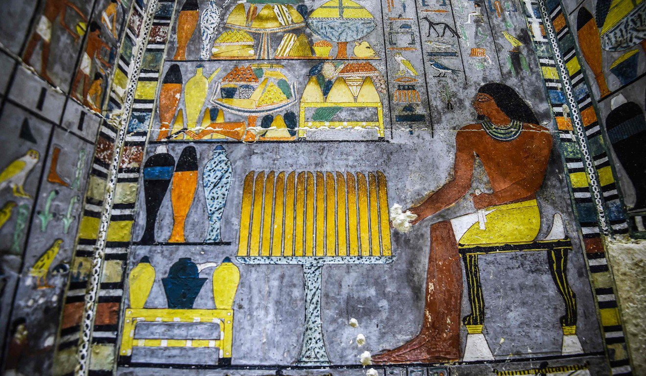 Egyptian tomb art