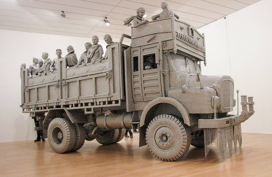 Valay Shende truck sculpture