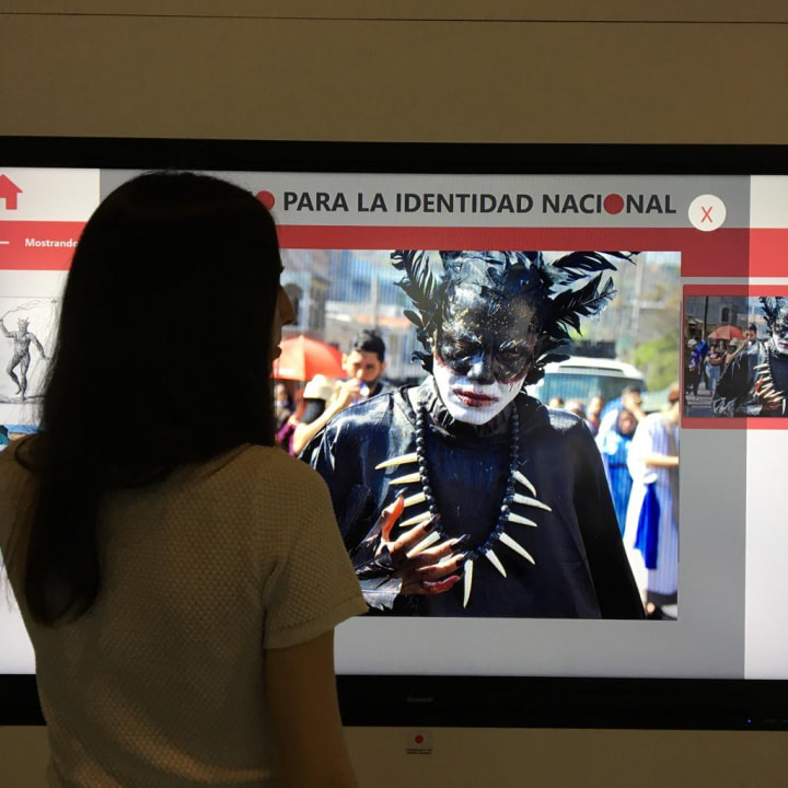 Digital Display At Honduras Museum