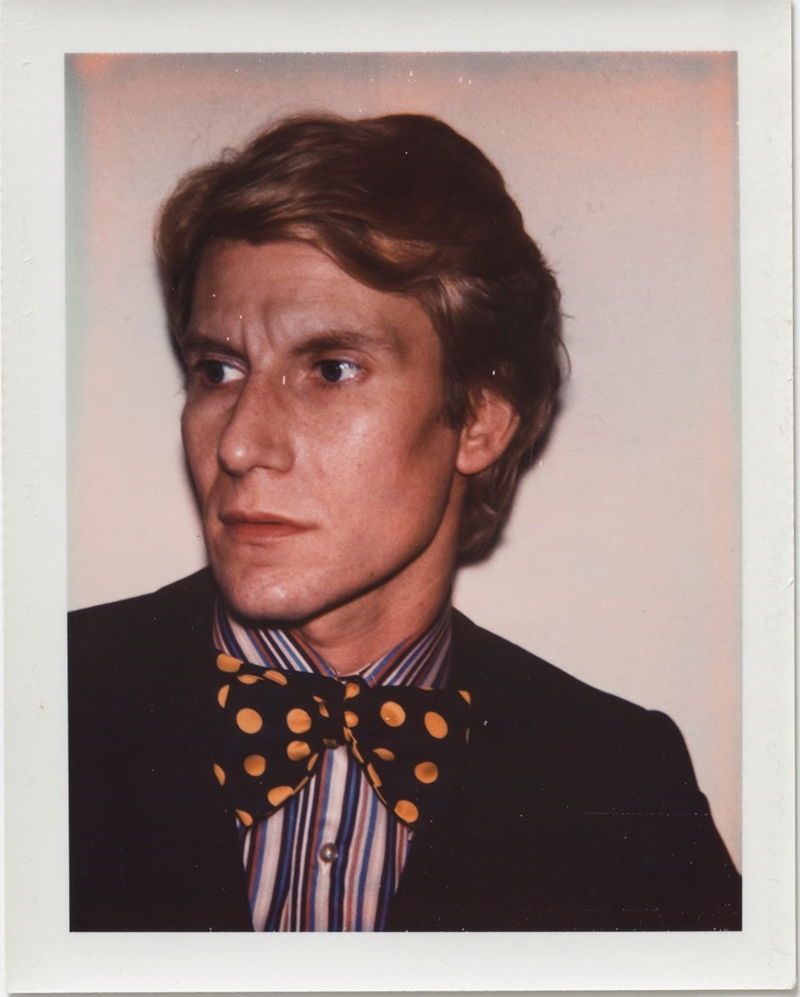 “Yves Saint-Laurent”, 1972, Polacolor T Photography Andy Warhol, courtesy of the Andy Warhol Foundation and Bastian Gallery